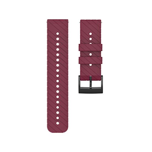Huabao Armband Kompatibel mit Suunto 7/Suunto D5/Suunto 9,Verstellbares Silikon Sport Strap Ersatzband für Suunto 7/Suunto D5/Suunto 9 Smart Watch (Weinrot) von Huabao
