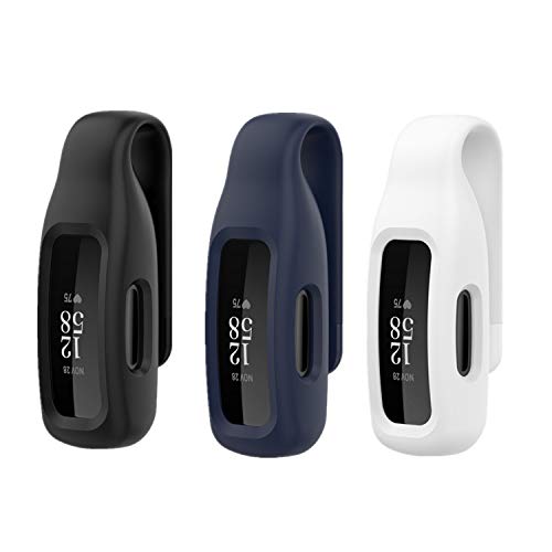 Huabao Silikon Schutz Halter Clip für Fitbit Inspire 2 (Set 2) von Huabao