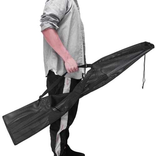 Huaxingda Kajak Paddle Tasche, Lange Mesh Kajak Boot Paddel Tasche Faltbare Kanu Paddel Aufbewahrungstasche Kordelzug Mesh Drachenboot Paddel Tasche für Outdoor Wassersport von Huaxingda