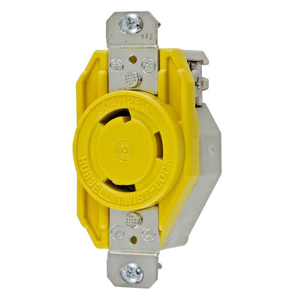 Hubbell Twist-lock Receptacle 30a 125v Gelb von Hubbell