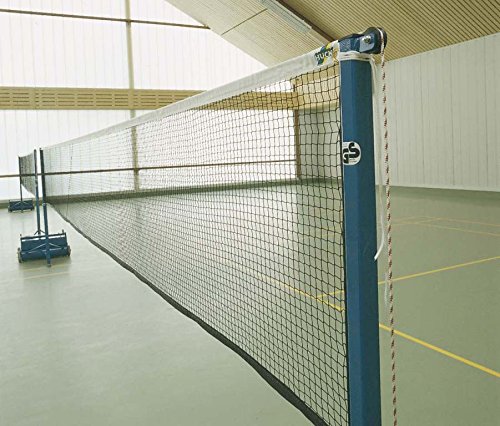 Huck Badminton Turniernetz Champion, 2 Netze auf 15 m Kevlarseil von Huck Netze