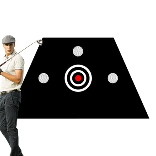 Hudhowks Golf-Übungsnetz,Golf-Schlagnetze,Zusammenklappbare Golf-Schlaghilfen, Netze, tragbare Golf-Trainingshilfe | Verschleißfestes Golf-Schlagsieb, Golfnetz, Ziel-Golf-Trainingsausrüstung für den von Hudhowks