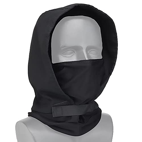 Huenco Taktische Kopfbedeckung Airsoft Stretch-Gewebemaske Haube Kopfbedeckung Camo Vollgesichtsmaske von Huenco