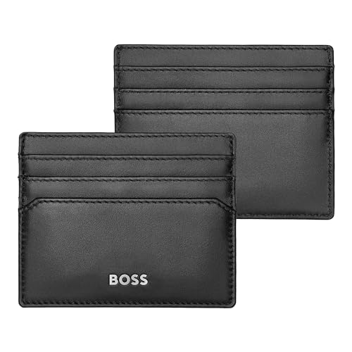 Hugo Boss Classic Smooth Card Holder Black von HUGO BOSS