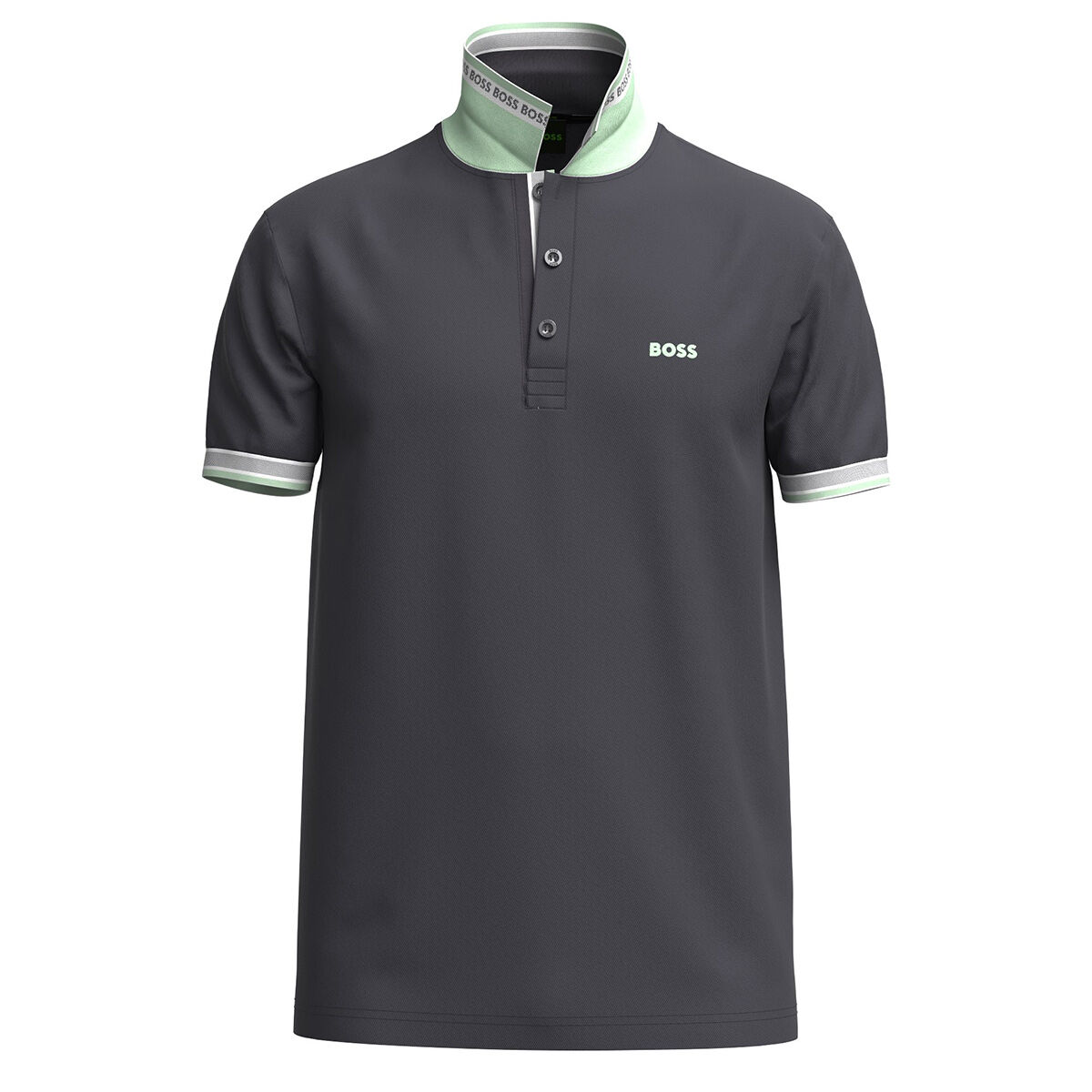 Hugo Boss Men's Paddy Golf Polo Shirt, Mens, Charcoal, Large | American Golf von Hugo Boss