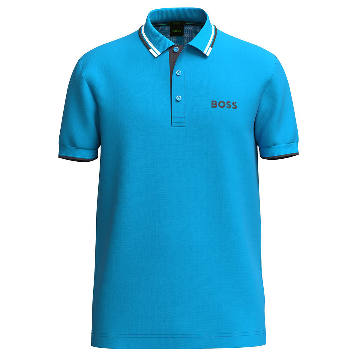 Hugo Boss Men's Paddy Pro Golf Polo Shirt, Mens, Turquoise, Small | American Golf von Hugo Boss