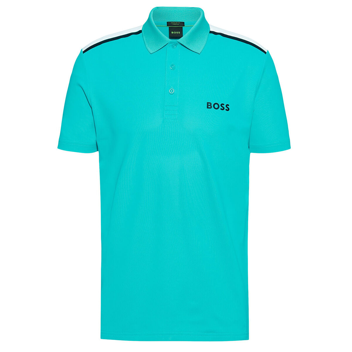 Hugo Boss Men's Paddytech Golf Polo Shirt, Mens, Open green, Large | American Golf von Hugo Boss