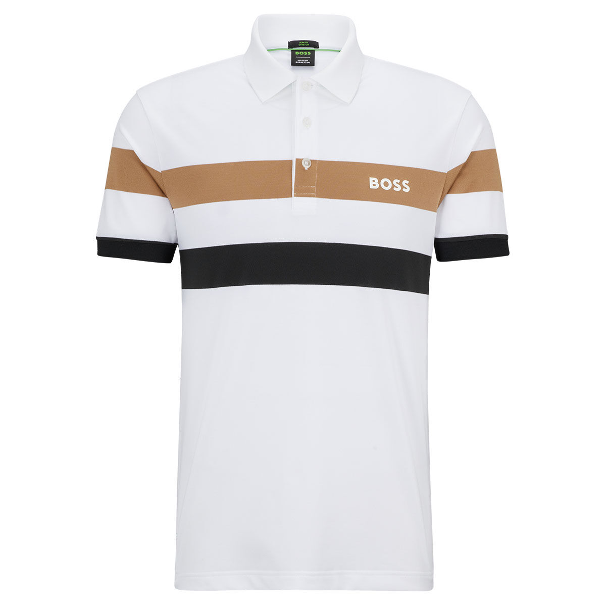 Hugo Boss Men's Patteo 9 Golf Polo Shirt, Mens, White, Small | American Golf von Hugo Boss
