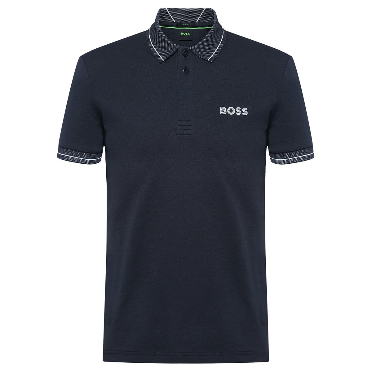 Hugo Boss Men's Paule 1 Golf Polo Shirt, Mens, Dark blue, Large | American Golf von Hugo Boss