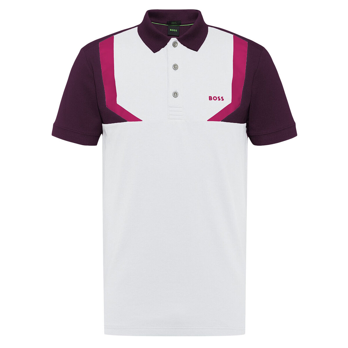 Hugo Boss Men's Paule 2 Golf Polo Shirt, Mens, Natural, Medium | American Golf von Hugo Boss