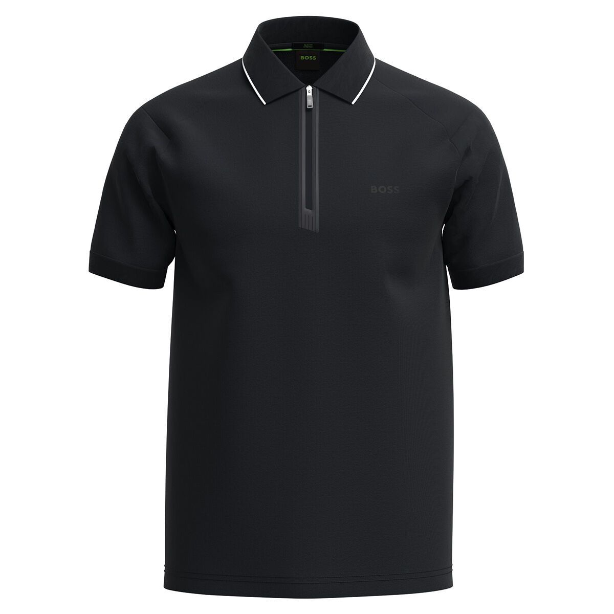 Hugo Boss Men's Philix Golf Polo Shirt, Mens, Black, Large | American Golf von Hugo Boss