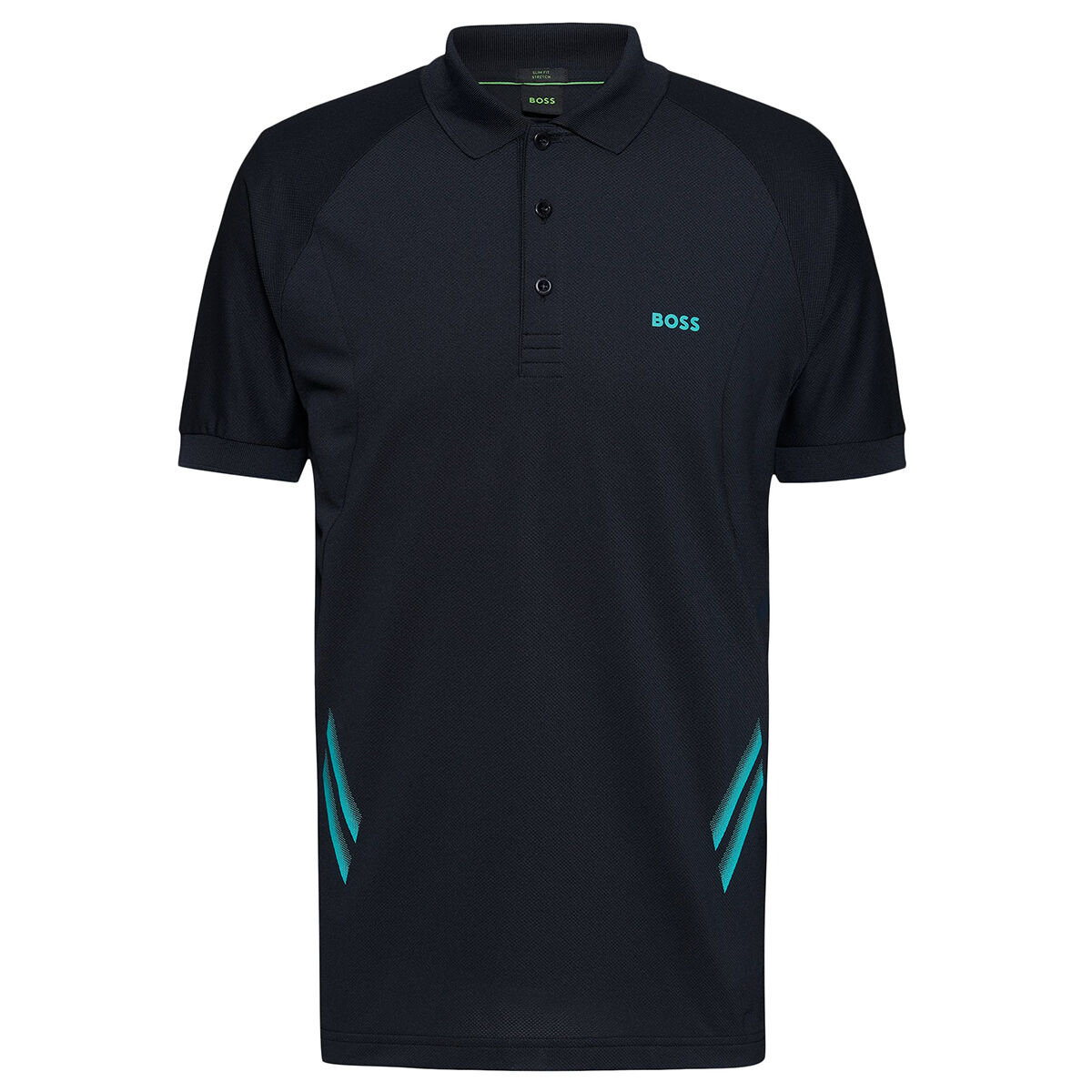 Hugo Boss Men's Piraq Active 1 Golf Polo Shirt, Mens, Dark blue, Large | American Golf von Hugo Boss
