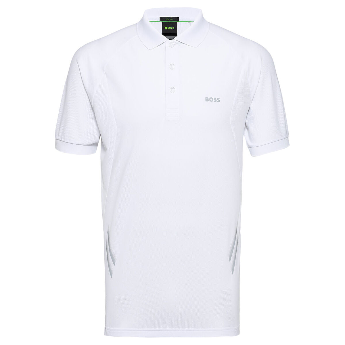 Hugo Boss Men's Piraq Active 1 Golf Polo Shirt, Mens, White, Small | American Golf von Hugo Boss