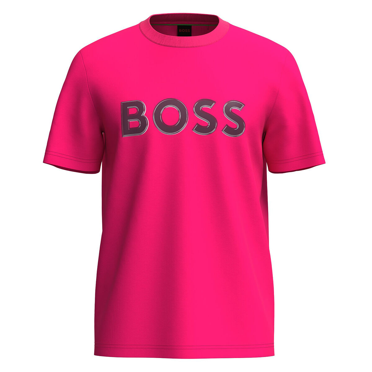 Hugo Boss Men's Tee 1 Golf T-Shirt, Mens, Open pink, Large | American Golf von Hugo Boss