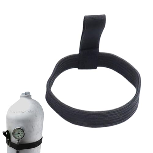 Hugsweet Gummiflaschen-Schlauchhaltebänder, Tauchflaschen-Befestigungsband | 6/12L-Zylinder-Schlauchbänder - Tauchflaschengurt, sicherer Schlauchgurt, tragbarer Tauchflaschengurt für von Hugsweet