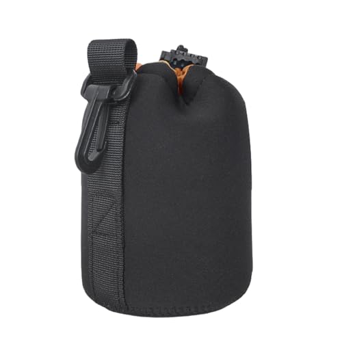 Hugsweet Teleobjektivtasche, Neopren-Kameratasche,Dick gepolsterte Tasche für Objektivtasche - Schutzhülle für die Aufbewahrung von Kameraobjektiven, weiche Neopren-DSLR-Objektivtasche, sichere von Hugsweet