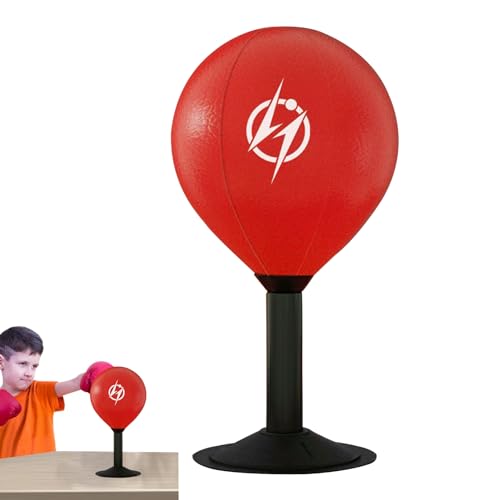 Punchingball Tisch, Schreibtisch Boxsack, Wut Punchingball, Lustiges Boxball Spielzeug Mit Saugnapf, Funpunch Rage Tasche Für Kinder Und Erwachsene, Desktop-Spiele Und Spielzeug von Hujinkan