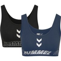 2er Pack hummel hmlTE MAJA Sport-BH black/insigina blue XL von Hummel