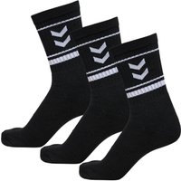 3er Pack hummel Stripe Crew-Socken 2001 - black 36-40 von Hummel