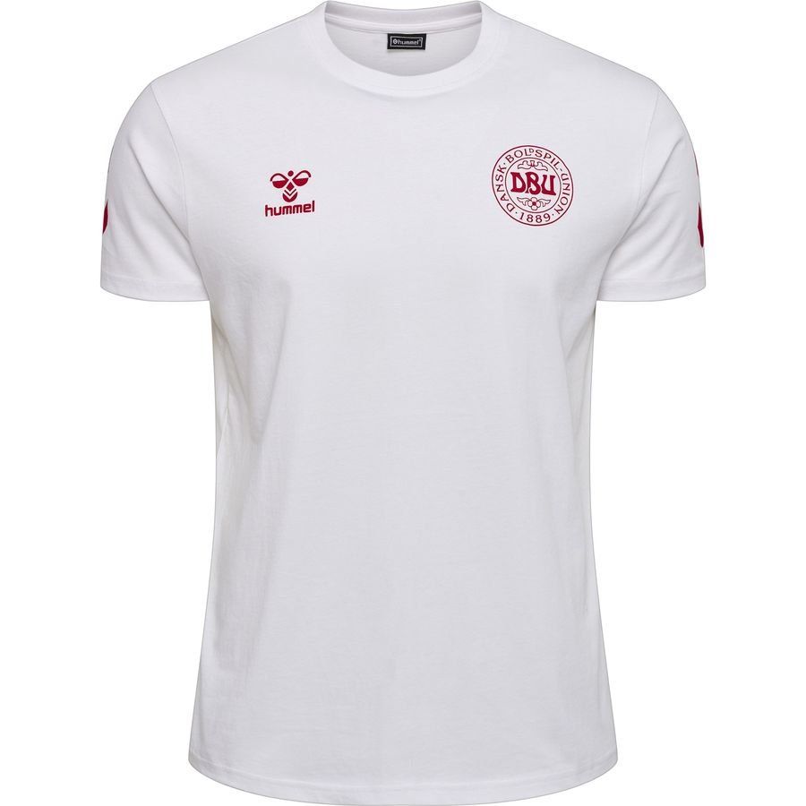 Dänemark T-Shirt Fan Promo - Weiß Kinder von Hummel