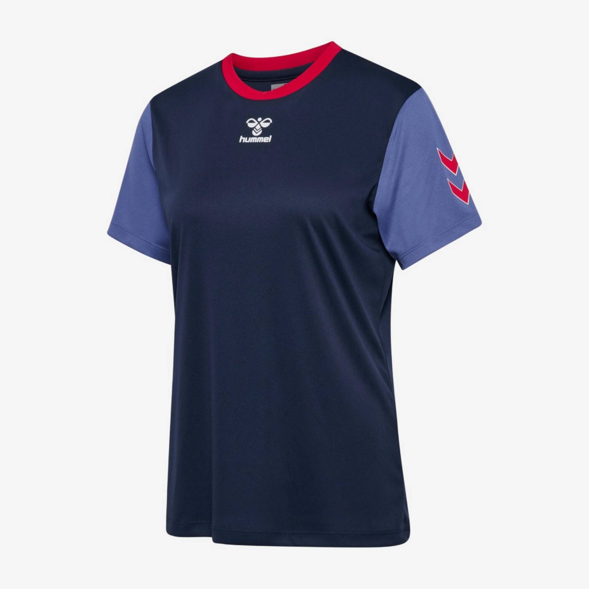 Damen Handball T-Shirt - HUMMEL blau/pink Damen Handball T-Shirt - HUMMEL blau/pink von Hummel