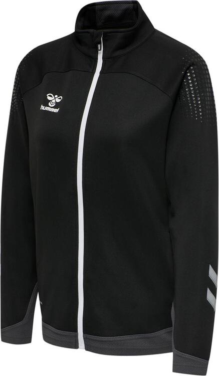 HUMMEL hml LEAD WOMEN POLY ZIP JACKET 211854 BLACK Gr. S von Hummel
