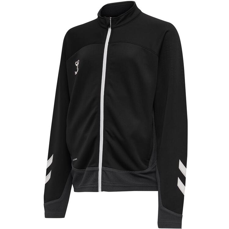 HUMMEL hmlLEAD POLY ZIP JACKET KIDS 207400 BLACK Gr. 176 von Hummel
