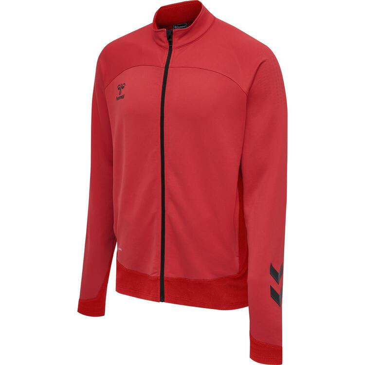 HUMMEL hmlLEAD POLY ZIP JACKET KIDS 207400 TRUE RED Gr. 152 von Hummel