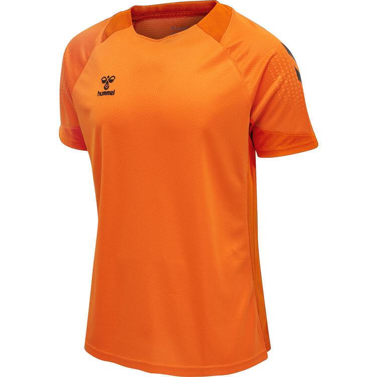 HUMMEL hmlLEAD S/S POLY JERSEY 207393 ORANGE TIGER Gr. 2XL von Hummel