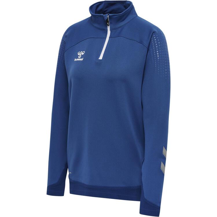 HUMMEL hmlLEAD WOMAN HALF ZIP 207424 TRUE BLUE Gr. S von Hummel