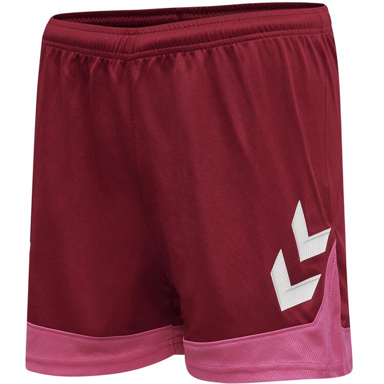 HUMMEL hmlLEAD WOMENS POLY SHORTS 207398 BIKING RED Gr. XS von Hummel