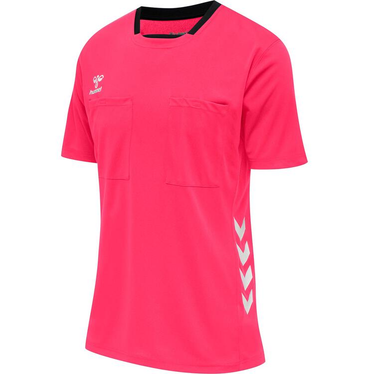 HUMMEL hmlREFEREE CHEVRON WO JERSEY S/S 213751 DIVA PINK Gr. XS von Hummel