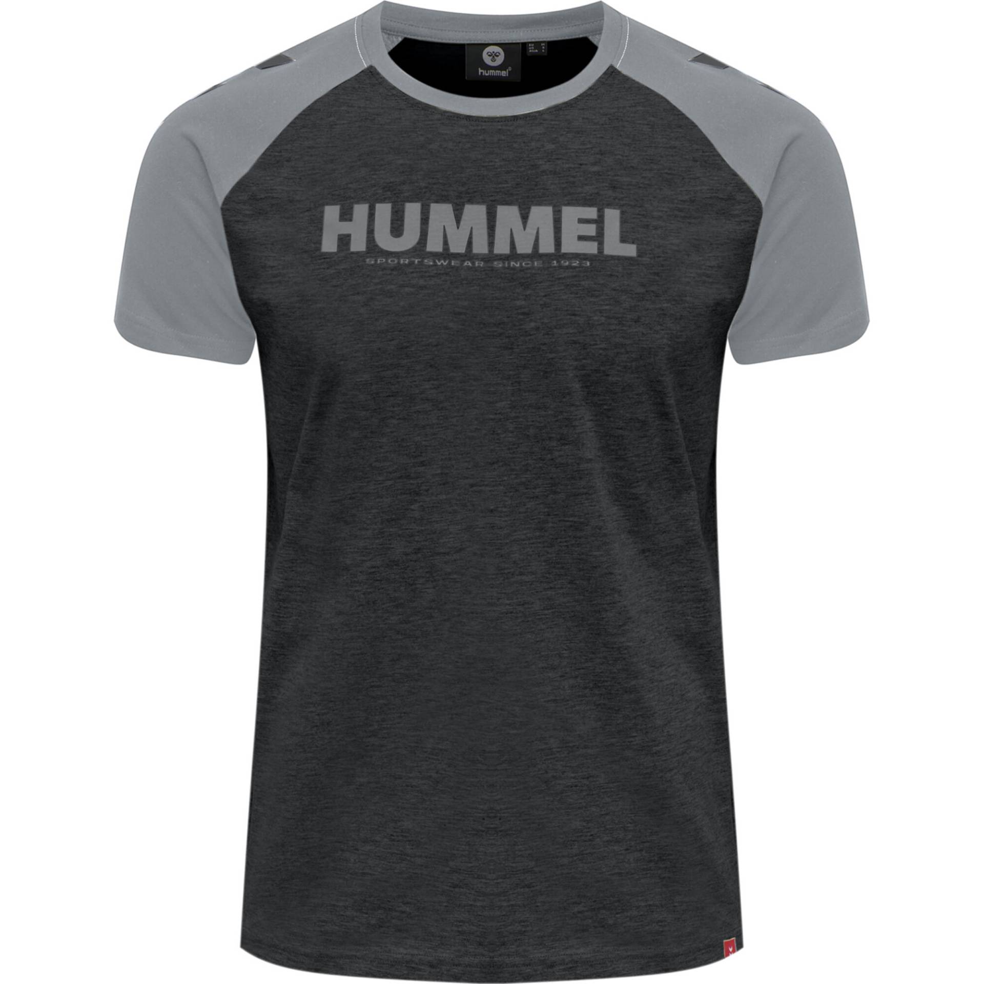 Herren Handball T-Shirt - Legacy Blocked schwarz/grau von Hummel