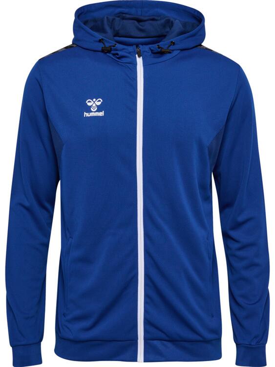 Hummel Authentic 24 Poly Zip Hoodie 219979 TRUE BLUE - Gr. S von Hummel