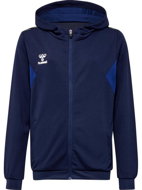 Hummel Authentic 24 Poly Zip Hoodie Kids 219980 MARINE - Gr. 128 von Hummel