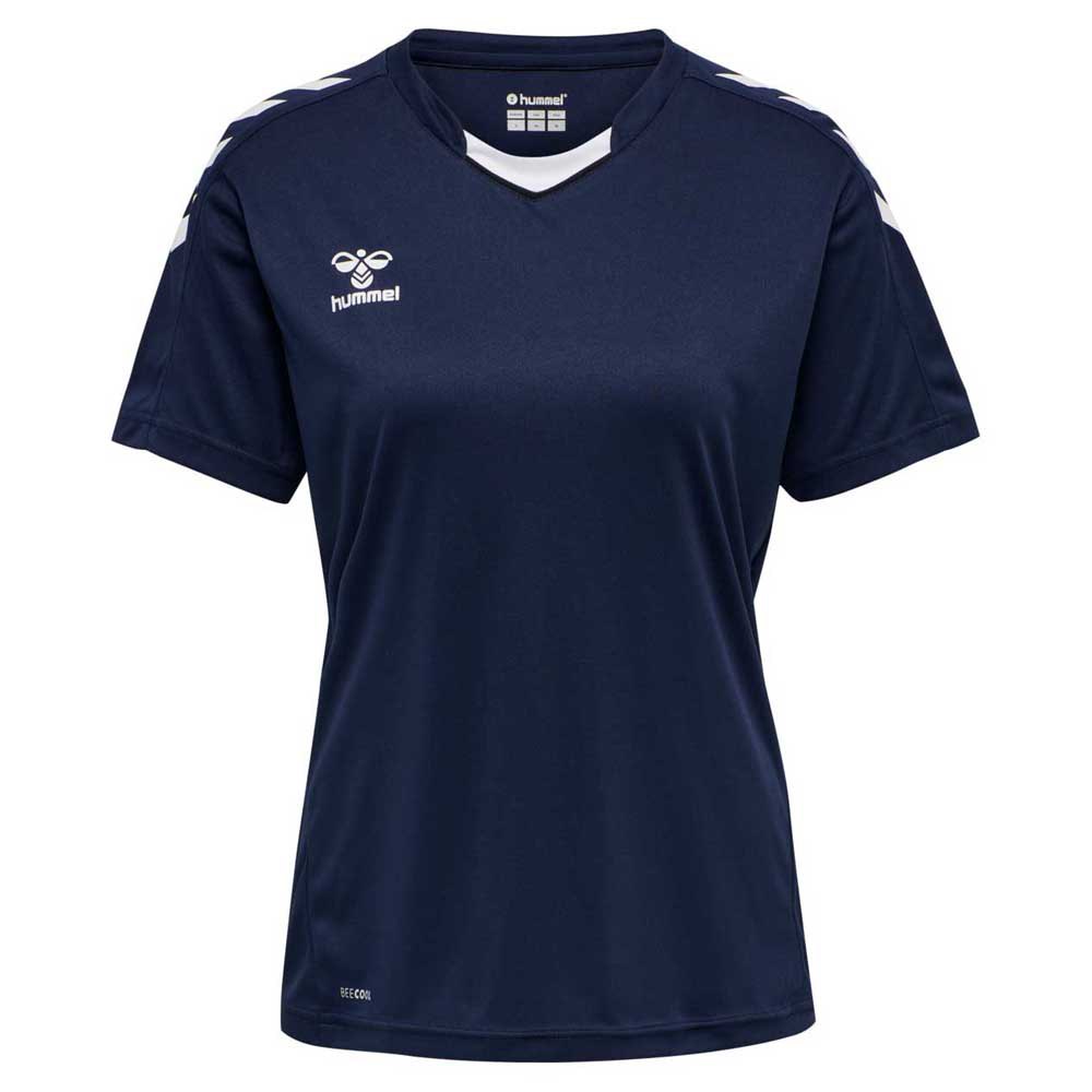 Hummel Core Xk Poly Short Sleeve T-shirt Blau S Frau von Hummel