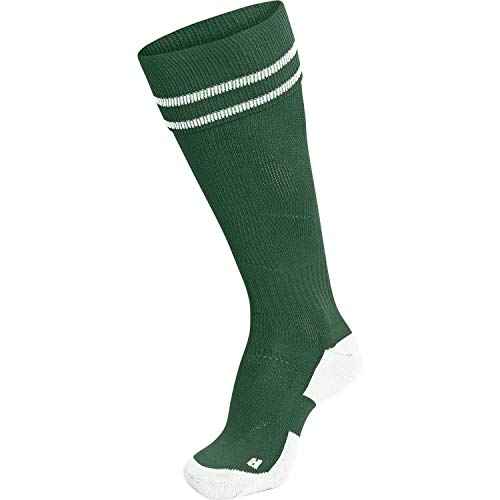 hummel Unisex Element Football Socken, Evergrün/Weiß, 43-45 EU von hummel