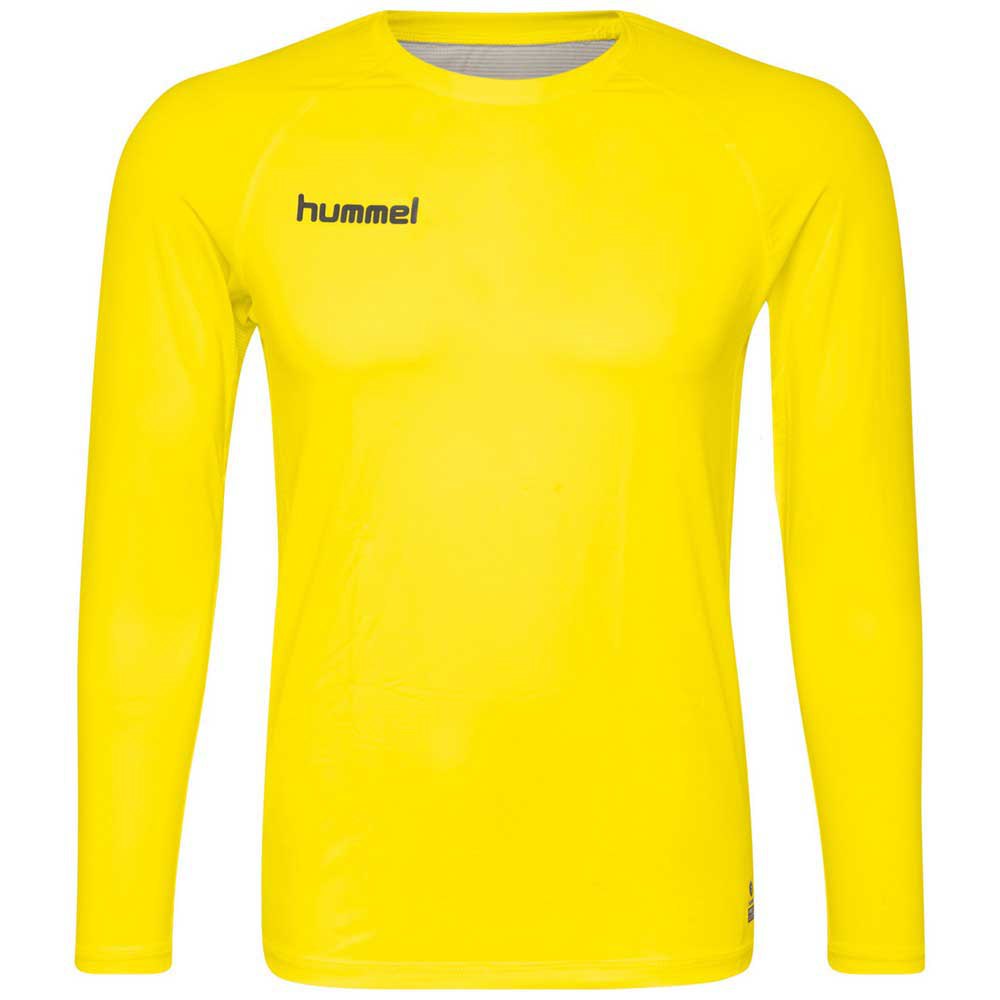 Hummel Firsperformance Long Sleeve T-shirt Gelb 2XL Mann von Hummel