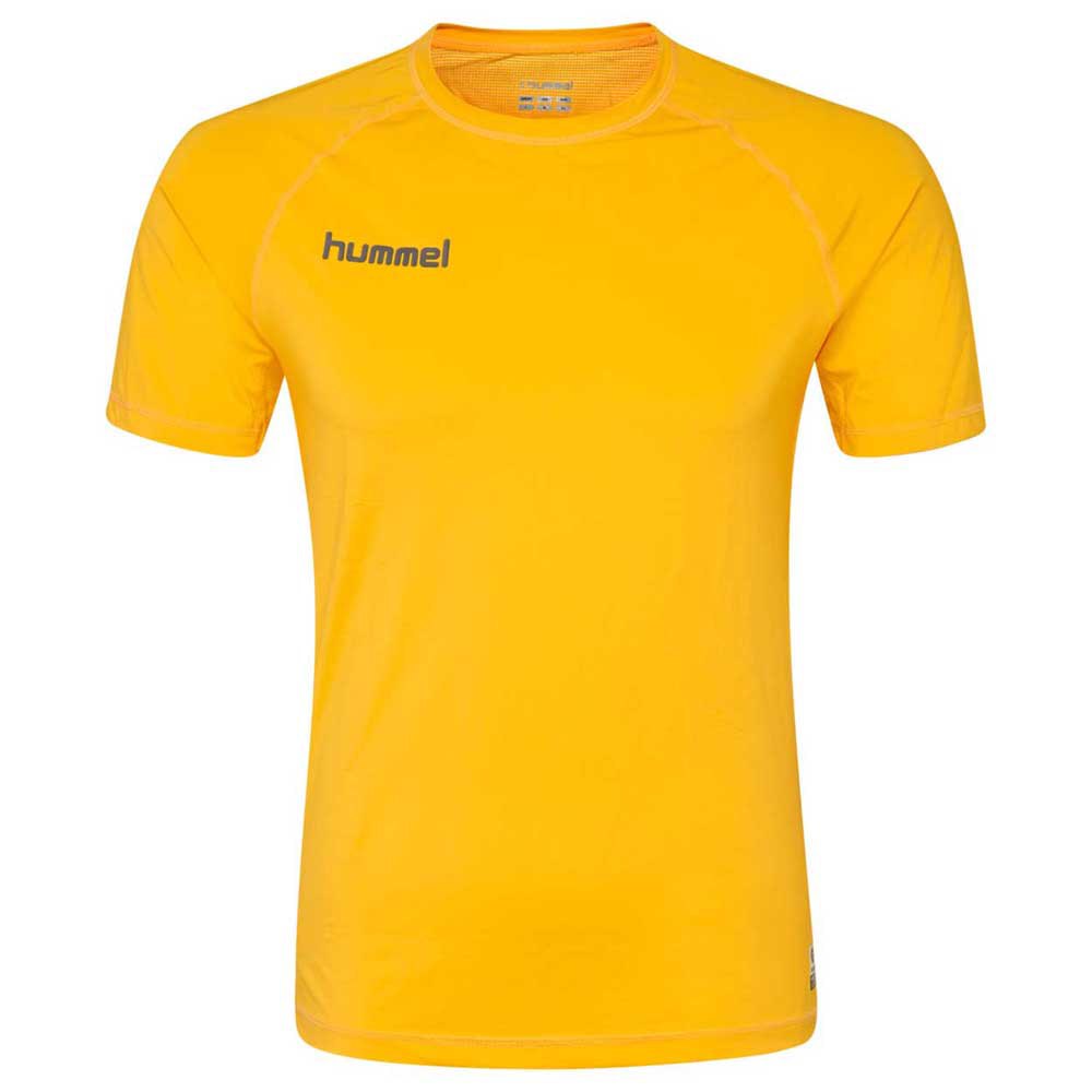 Hummel First Performance Short Sleeve T-shirt Gelb L Mann von Hummel