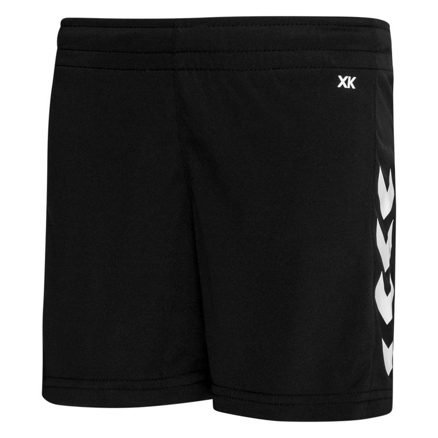 Hummel Fußball Shorts Core - Schwarz/Weiß Kinder von Hummel