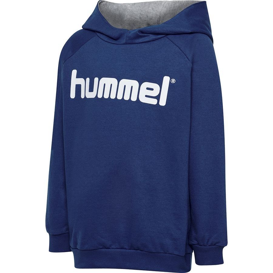 Hummel Go Cotton Logo Hoodie - Blau Kinder von Hummel