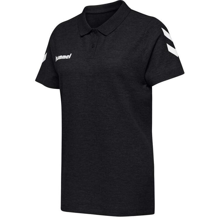 Hummel HMLGO COTTON POLO WOMAN BLACK 203522-2001 Gr. L von Hummel