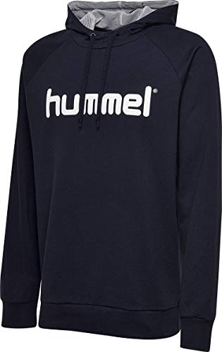 Hummel Herren HMLGO Cotton Logo Hoodie, Marine, XXL von hummel
