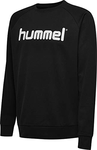 Hummel Herren HMLGO Cotton Logo Sweatshirt,Black,XXL von hummel