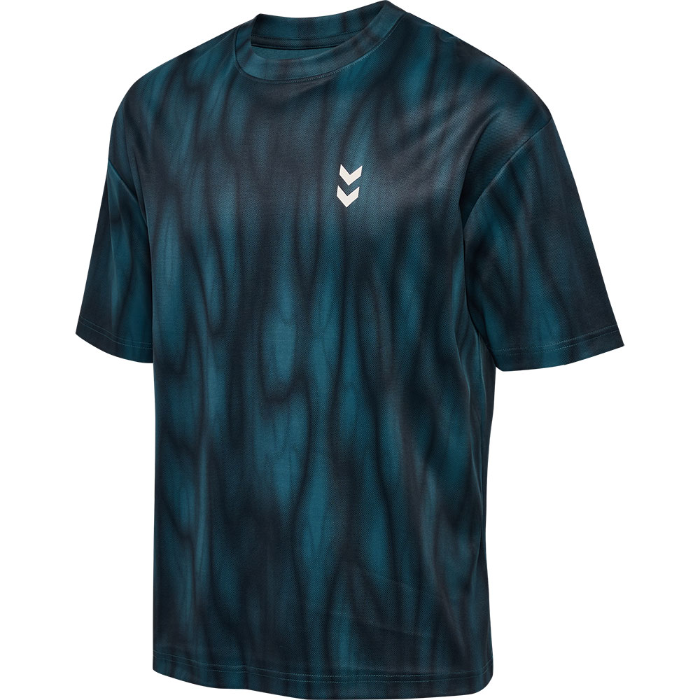 Hummel Hiit Aop Loose Short Sleeve T-shirt Blau XL Mann von Hummel