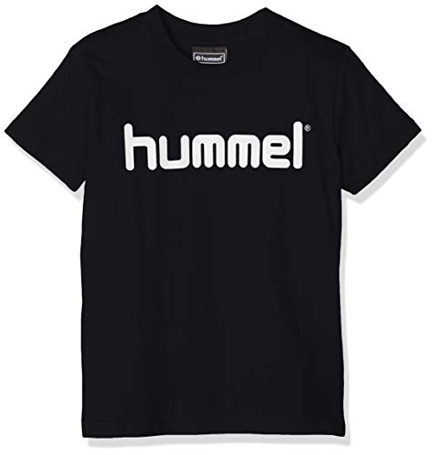 hummel Unisex Kinder Hmlgo Kids Cotton Logo T shirts, Schwarz, 140 EU von hummel