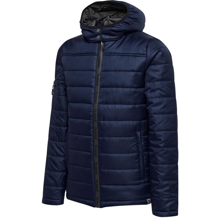 Hummel NORTH QUILTED HOOD JACKET Kinder MARINE 206695-7026 Gr. 128 von Hummel