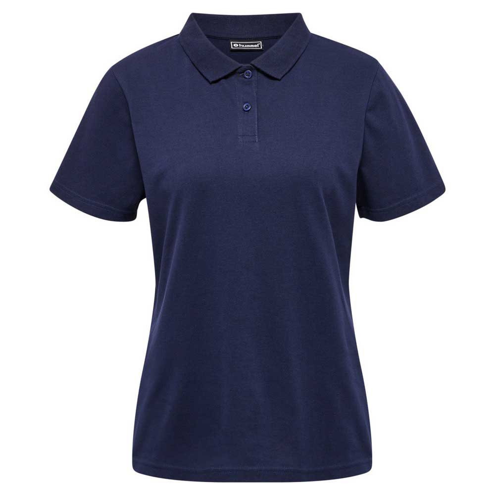 Hummel Red Stretch Short Sleeve Polo Blau M Frau von Hummel