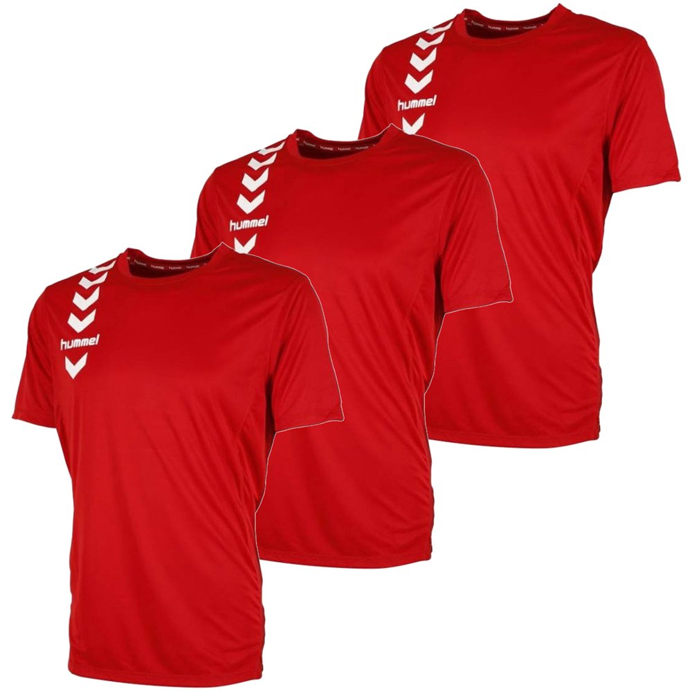 Hummel Pk5055 Short Sleeve T-shirt 3 Units Rot 2XL Mann von Hummel