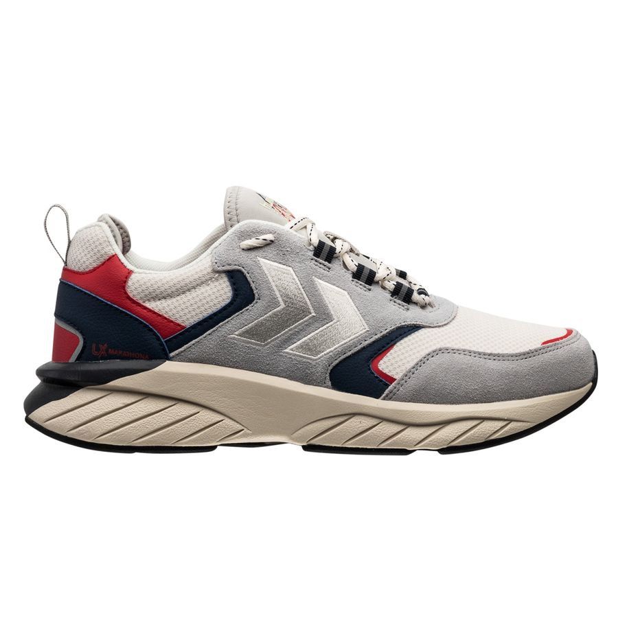 Hummel Sneaker Marathona Reach LX - Weiß/Grau/Rot von Hummel